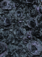 Load image into Gallery viewer, 3D Midnight Violet Flower Wall Panel - Wedding, Party Backdrop