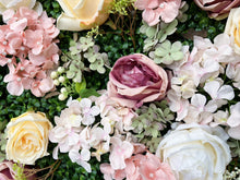 Load image into Gallery viewer, 3D Rose Flower Wall Panel, Blush Floral Wedding Backdrop