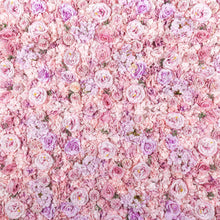 Load image into Gallery viewer, 3D Lilac Flower Wall Panel, Silk Floral Photo Backdrop