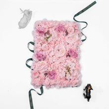 Load image into Gallery viewer, Pink Rose Flower Wall Panel, 16x24" Floral Backdrop