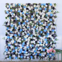 Load image into Gallery viewer, 3D Floral Wall Panel, Misty Morning Wedding Backdrop, 16x24"