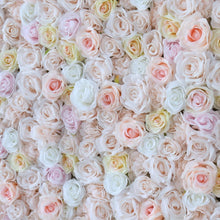 Load image into Gallery viewer, 3D Silk Rose Flower Wall Panel, Wedding Backdrop, 16x24