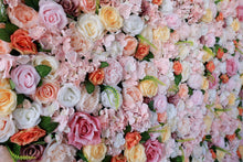 Load image into Gallery viewer, 3D Artificial Flower Wall Panel Wall Decor Floral Backdrop for Wedding and Party N6629