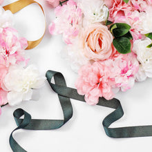 Load image into Gallery viewer, 3D Pink Floral Wall Panel, Silk Flower Backdrop (16x24 inches)