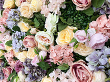 Load image into Gallery viewer, 3D Artificial Flower Wall Panel, Wedding Photo Booth Backdrop