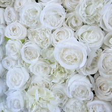 Load image into Gallery viewer, 3D Snow White Flower Wall Panel, Wedding Backdrop, Photo Booth Decor