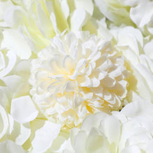 Load image into Gallery viewer, 3D Cream White Flower Wall Panel, Wedding Backdrop (16x24 inches)