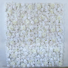Load image into Gallery viewer, 3D Snow White Flower Wall Panel, Wedding Backdrop, Photo Booth Decor