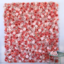 Load image into Gallery viewer, 3D Rose Flower Wall Panel, Blush Wedding Backdrop, Photo Booth Decor