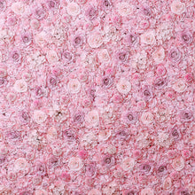 Load image into Gallery viewer, Candy Pink Flower Wall Panel, 3D Silk Floral Backdrop, Event Decor