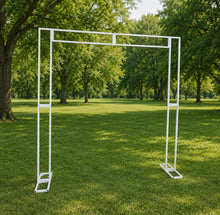 Load image into Gallery viewer, 8x8 ft Rectangle Flower Arch Stand: Wedding Photo Booth Frame