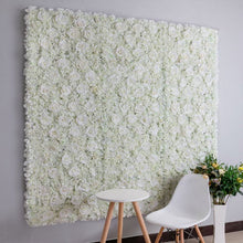 Load image into Gallery viewer, US Seller! Pure White Flower Wall 3-D Artificial Flower Panel Home Shop Party Wall Decor Photo Backdrop Setting Floral Arrangement
