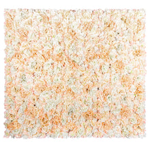 Load image into Gallery viewer, US Seller! Peach Sorbet Flower Wall 3-D Artificial Flower Panel Home Shop Party Holiday Wall Decor Photo Backdrop Setting Floral Wall
