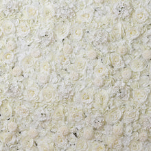 Load image into Gallery viewer, US Seller! Cream White Flower Wall 3D Artificial Flower Panel Home Shop Party Holiday Wall Decor Photo Backdrop Setting Floral Wall
