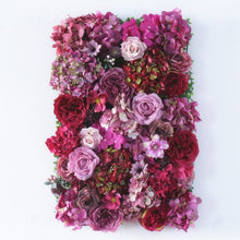 Load image into Gallery viewer, Big Sale 30% OFF!!! Purple Rain Flower Wall Decor 3-D Artificial Pink Floral Panel Home Shop Party Photo Backdrop Setting Arrangement 30
