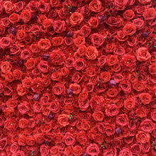 Load image into Gallery viewer, Red Rosy 3D Roll-Up Flower Wall Backdrop
