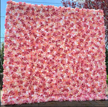 Load image into Gallery viewer, US Seller! 3D Roll Up Flower Wall On Cloth Fabric Wedding Party Photo Backdrop Bridal Shower Top Quality Easy Quick Assemble N8803
