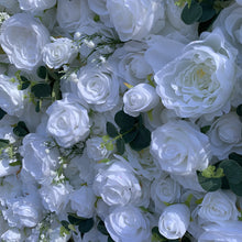 Load image into Gallery viewer, US Seller! 3D Roll Up Flower Wall On Cloth Fabric Wedding Party Photo Backdrop Bridal Shower Top Quality Easy Quick Assemble N8811
