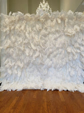 Load image into Gallery viewer, Big Sale 40% OFF!Real Ostrich Feather 3D Roll Up Flower Wall On Cloth Fabric Wedding Party Photo Backdrop Top Quality Easy Quick Assemble 16
