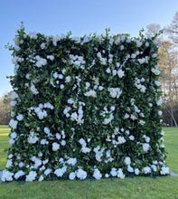 Load image into Gallery viewer, US Seller! Bridal Bouquet 5D Roll Up Flower Wall On Cloth Fabric Wedding Party Photo Backdrop Top Quality Easy Quick Assemble N8819
