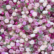 Load image into Gallery viewer, US Seller! Lilac Bloom 5D Roll Up Flower Wall On Cloth Fabric Wedding Party Photo Backdrop Top Quality Easy Quick Assemble N8822
