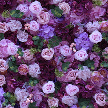 Load image into Gallery viewer, US Seller! Periwinkle Purple 5D Roll Up Flower Wall On Cloth Fabric Wedding Party Photo Backdrop Top Quality Easy Assemble N24
