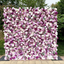 Load image into Gallery viewer, US Seller! Lilac Bloom 5D Roll Up Flower Wall On Cloth Fabric Wedding Party Photo Backdrop Top Quality Easy Quick Assemble N8822
