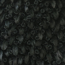 Load image into Gallery viewer, Real Black Ostrich Feather Roses Roll-Up Flower Wall Backdrop 17
