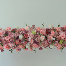 Load image into Gallery viewer, 8x8 ft Fabric Roll-up Wedding Arch Backdrop [Rosewater Garden Pink Rose Arch Frame] for Ceremony, Photo Booth &amp; Floral
