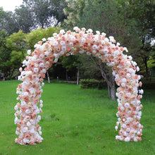 Load image into Gallery viewer, 8x8ft Foam Base Backing Light Brown Flower Arch Wedding Backdrop Flower Archway Party Decor With Stand U29
