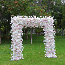 Load image into Gallery viewer, 8x8ft Foam Base Backing Pink Whisper Flower Arch Wedding Backdrop Flower Archway Party Decor With Stand SF1
