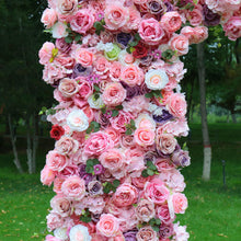 Load image into Gallery viewer, US Seller! 8x8ft Foam Base Backing Summer Garden Muti-Colors Flower Arch Wedding Backdrop Flower Archway Party Decor / Stand SF28
