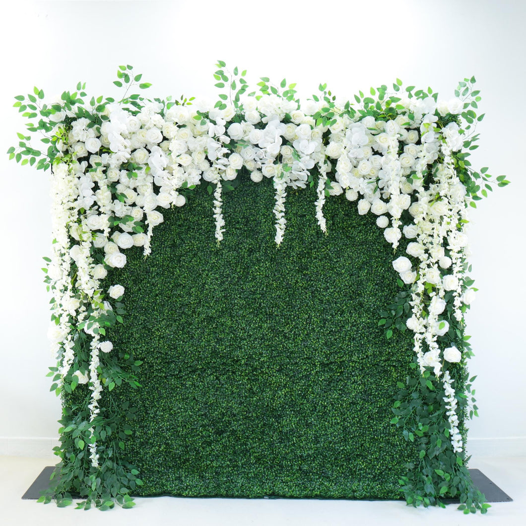 US Seller! 8x 8ft Garden of Eden 3D Flower Wall On Fabric Wedding Party Photo Backdrop Bridal Shower Top Quality Easy Quick Assemble N8838