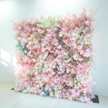 Load image into Gallery viewer, US Seller! 5D Coral Garden Roll Up Flower Wall On Cloth Fabric Wedding Party Photo Backdrop Top Quality N8837
