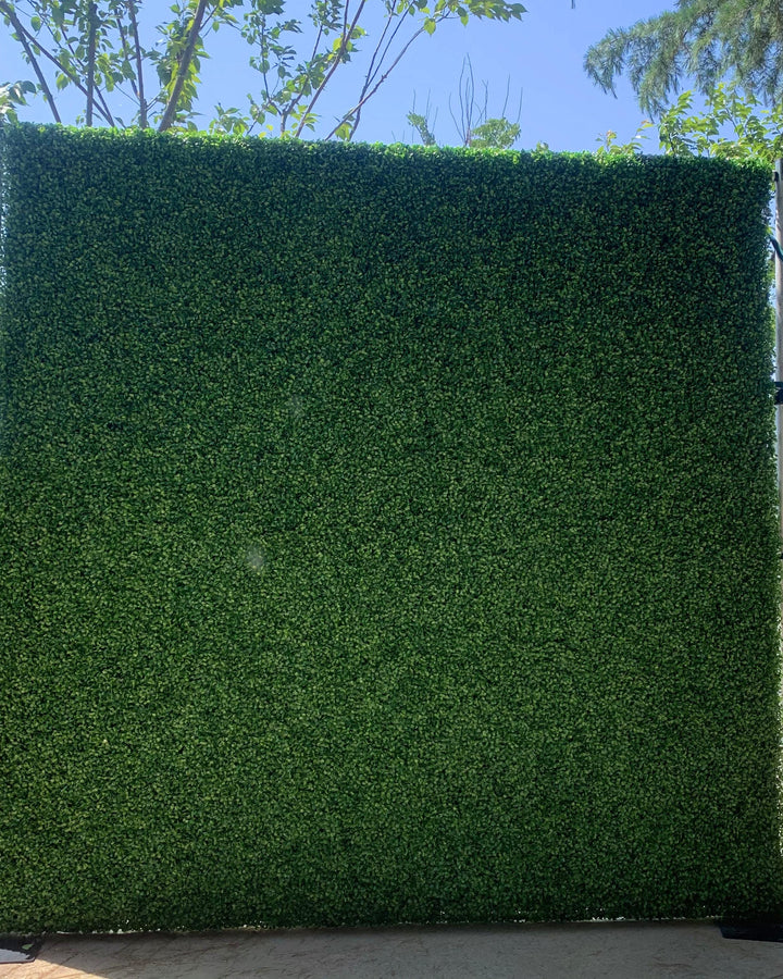 US Seller Boxwood Roll Up Flower Wall Backdrop, Fabric Panel for Events | 50% Return Refund Option
