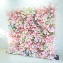 Load image into Gallery viewer, US Seller! 5D Coral Garden Roll Up Flower Wall On Cloth Fabric Wedding Party Photo Backdrop Top Quality N8837
