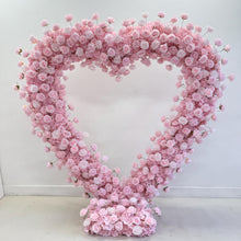 Load image into Gallery viewer, US Seller! 5D Lilac 2x2m 6.5x6.5ft Top Quality Heart Shaped Flower Arch No Stand Arrangement Wedding Background Party Props
