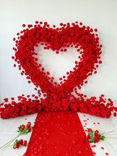 Load image into Gallery viewer, US Seller! 2x2m 6.5x6.5ft Top Quality Heart Shaped Flower Arch No Stand Arrangement Wedding Background Party Props Rd
