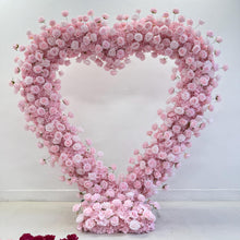 Load image into Gallery viewer, Heart-Shaped Flower Stand Frame: 6.5ft Wedding Arch
