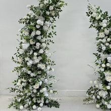 Load image into Gallery viewer, Horn-Shaped Wedding Arch Flowers 6ft/7ft | 50% Return Refund Option
