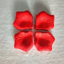 Load image into Gallery viewer, 1000 Red Microfiber Rose Petals, Wedding Aisle Decor

