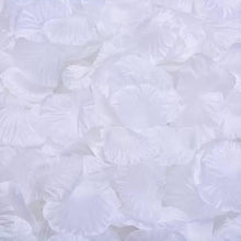 Load image into Gallery viewer, 1000 Pcs White Silk Rose Petals, Artificial Petals, Wedding Mix &amp; Match Rose Petals, Aisle Runner Petals, Flower Girl Toss, Rose Petals
