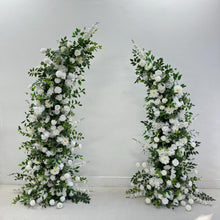 Load image into Gallery viewer, Horn-Shaped Wedding Arch Flowers 6ft/7ft | 50% Return Refund Option
