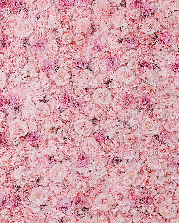 Pink Rose Flower Wall Panel, 16x24" Floral Backdrop