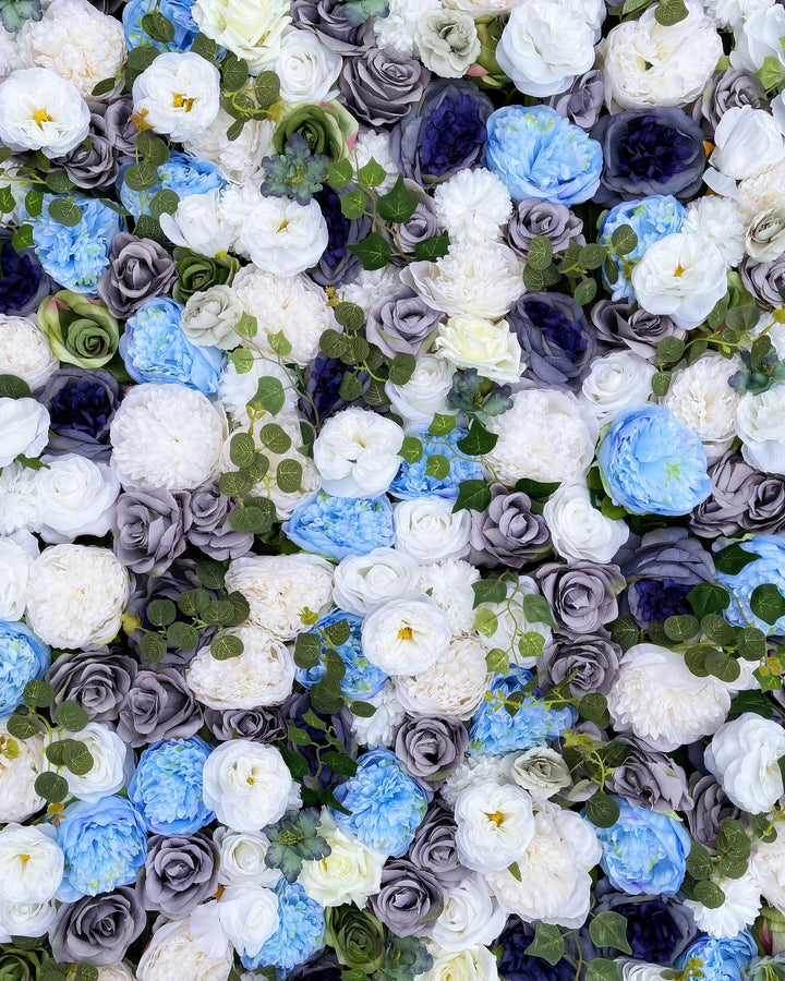 3D Floral Wall Panel, Misty Morning Wedding Backdrop, 16x24"