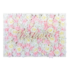 Load image into Gallery viewer, Light Pink 3D Flower Wall Panel: Artificial Floral Wedding Backdrop
