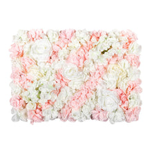 Load image into Gallery viewer, Light Pink 3D Flower Wall Panel: Artificial Floral Wedding Backdrop
