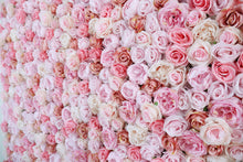 Load image into Gallery viewer, 3D Pink Rose Flower Wall Panel: Party Photo Backdrop 6607
