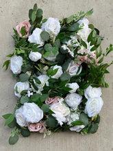Load image into Gallery viewer, 3D Flower Wall Panel: Pink Floral Wedding Photo Backdrop
