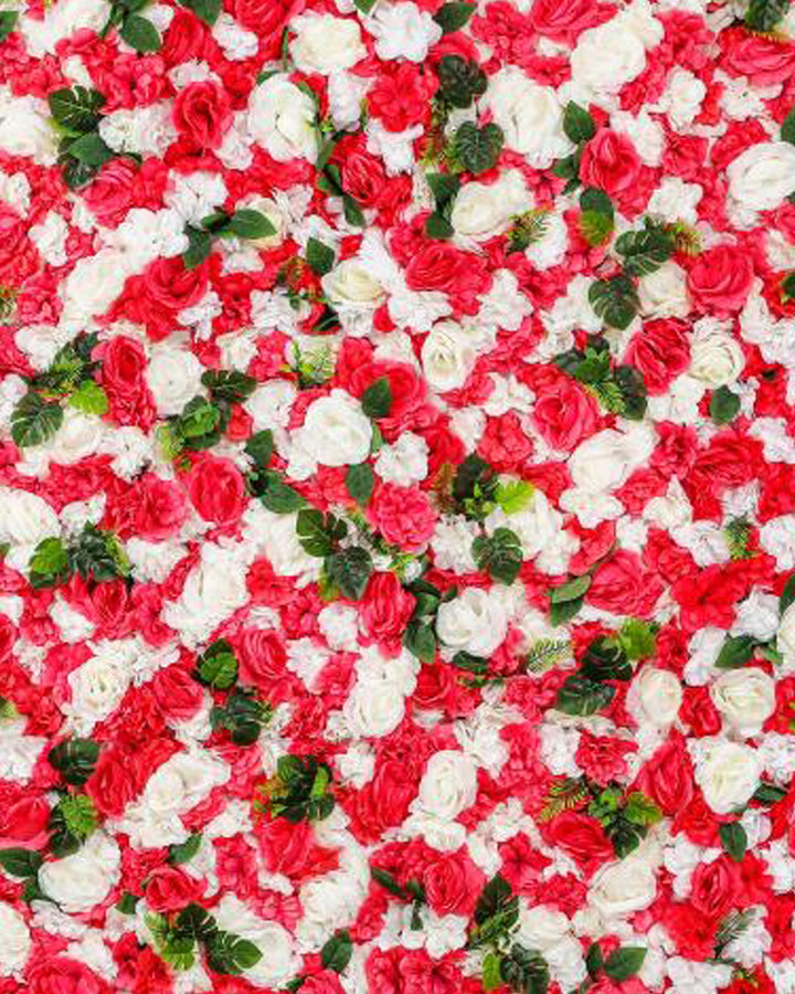 3D Artificial Flower Wall Panel Wall Decor Floral Backdrop for Wedding Party and Home